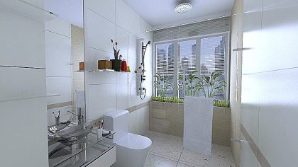 Transform Your Bathroom into Glamorous Live Well Space by Smart Move - Unispace